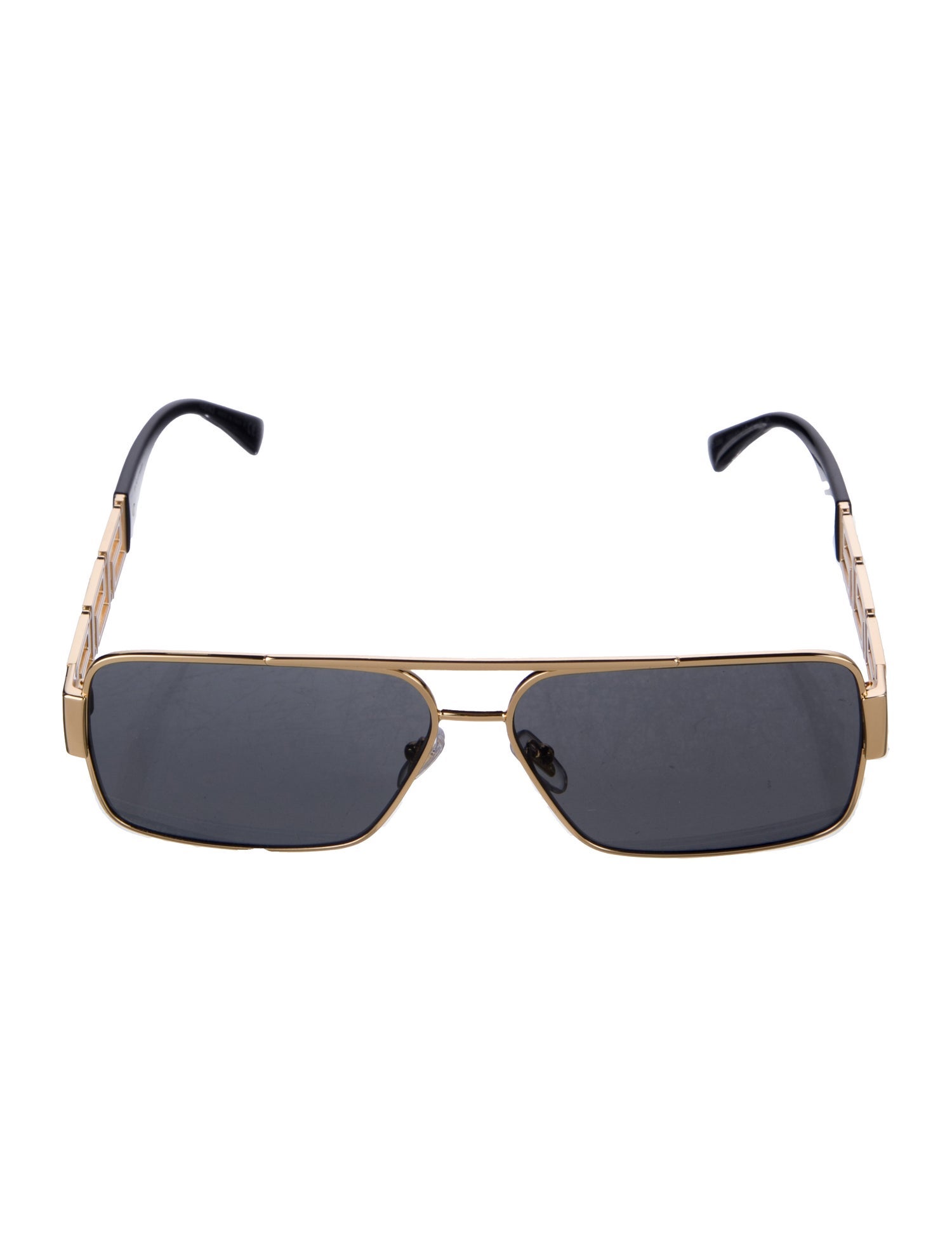 Versace Aviator Mirrored Sunglasses