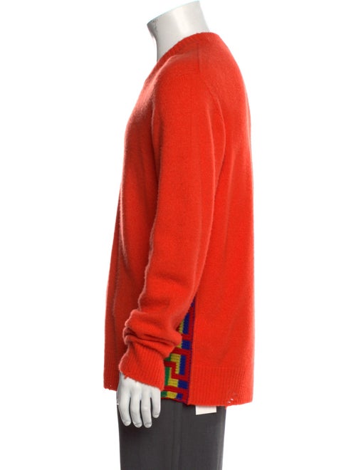 Versace Virgin Wool Crew Neck Pullover