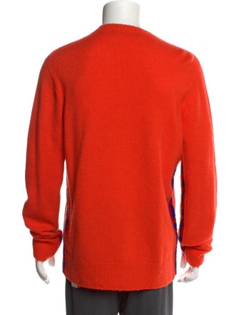 Versace Virgin Wool Crew Neck Pullover