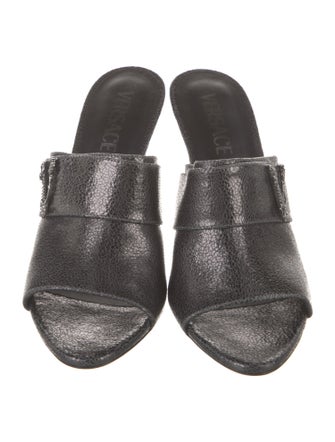 Versace Leather Slides