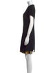 Versace Crew Neck Knee-Length Dress