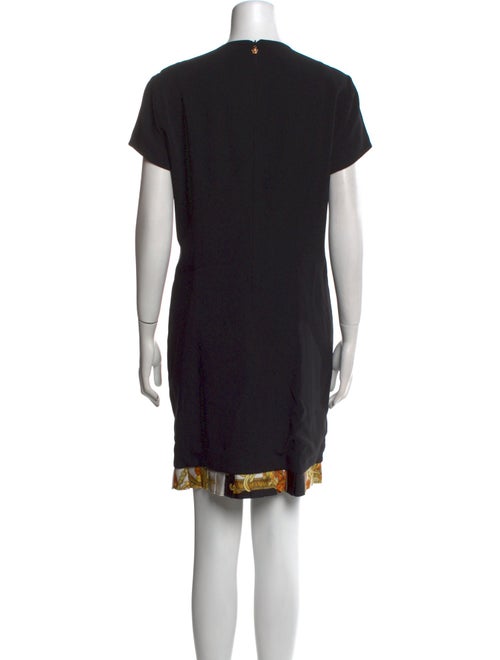 Versace Crew Neck Knee-Length Dress