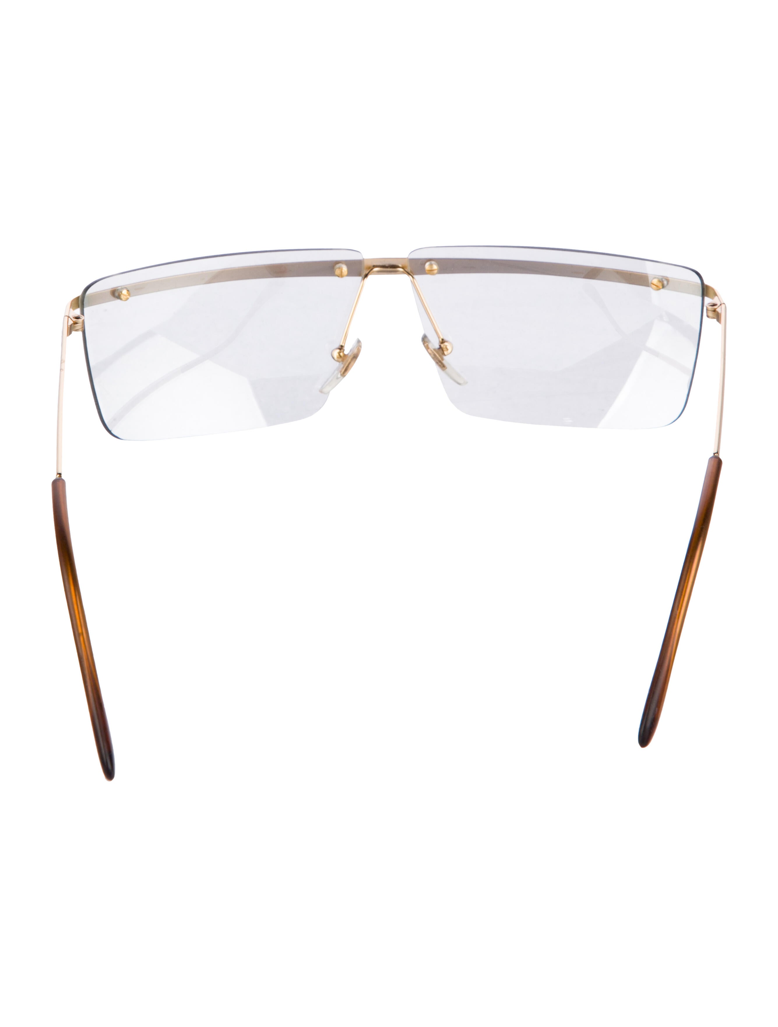 Versace Shield Mirrored Sunglasses