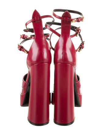 Versace Leather D'Orsay Pumps