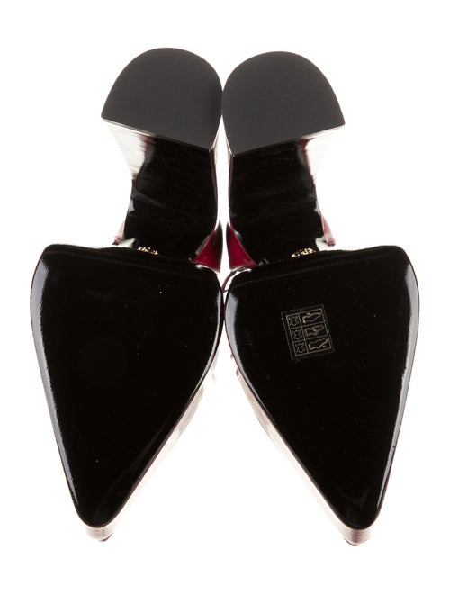 Versace Leather D'Orsay Pumps