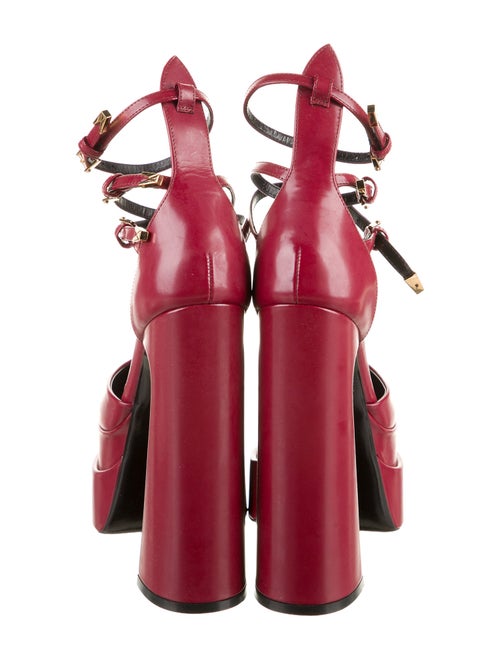 Versace Leather D'Orsay Pumps