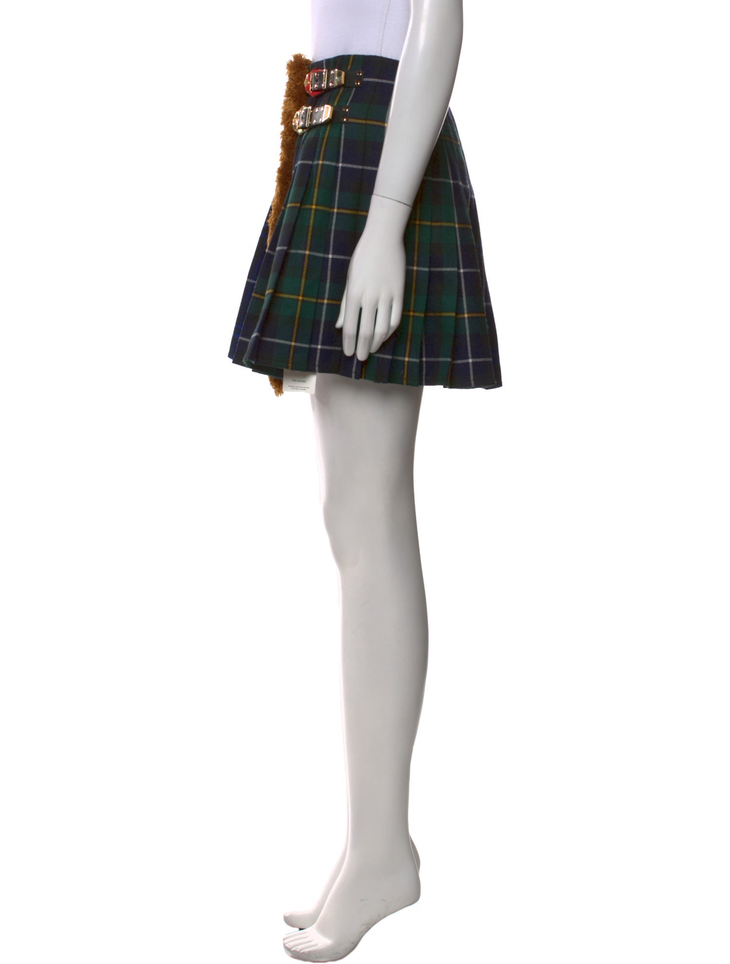 Versace Wool Mini Skirt