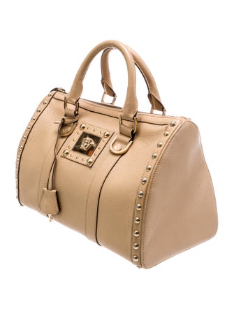 Versace Leather Top Handle Bag