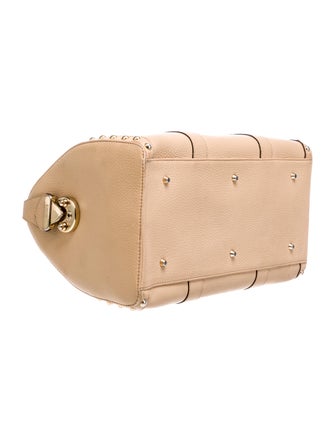 Versace Leather Top Handle Bag
