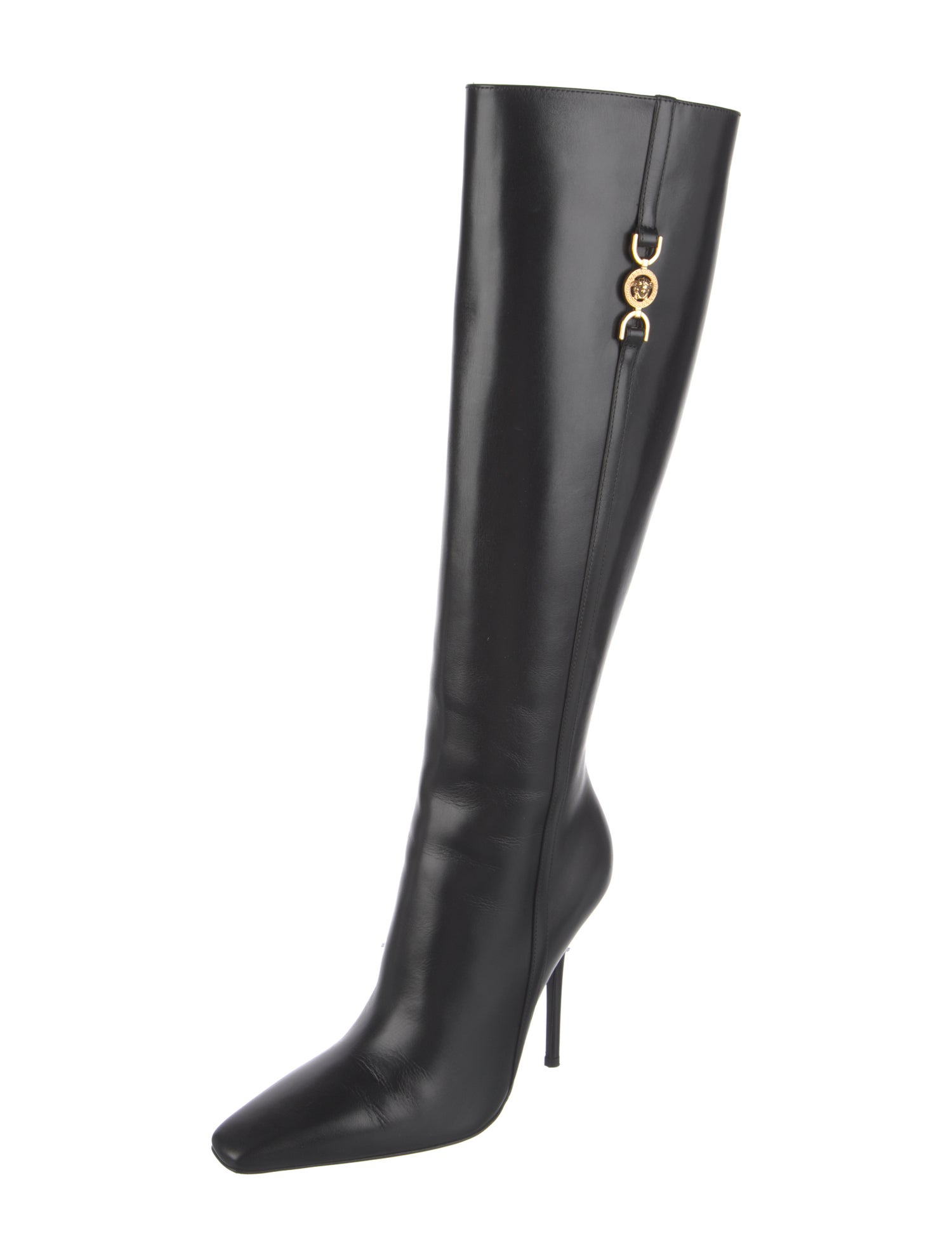Versace Leather Boots w/ Tags