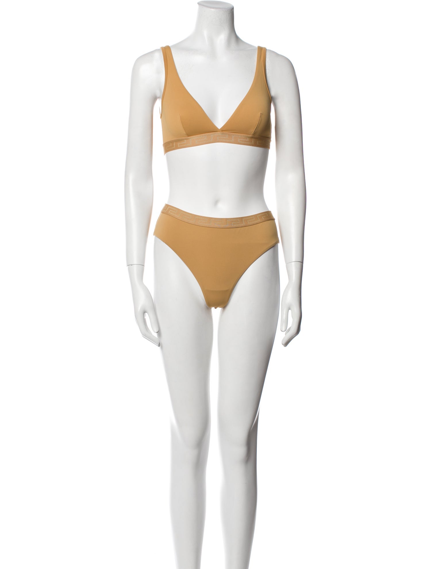 Versace Crystal Embellishments Bikini