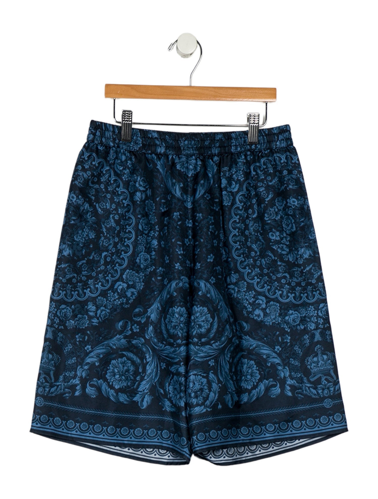 Versace Boys' Silk Patterned Shorts