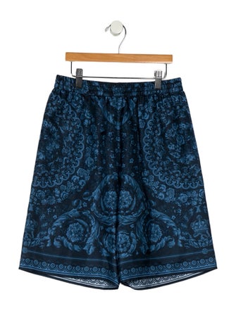 Versace Boys' Silk Patterned Shorts