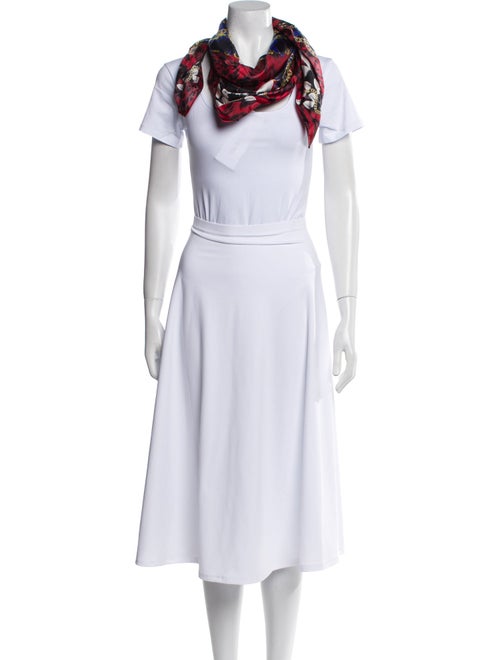 Versace Miami Leopard Silk Scarf