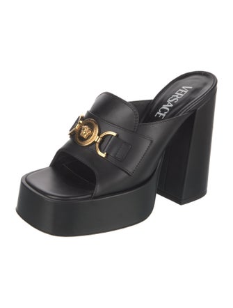 Versace Leather Slides