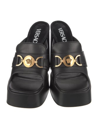 Versace Leather Slides