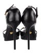 Versace Medusa Insignia Leather Sandals
