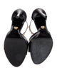 Versace Medusa Insignia Leather Sandals