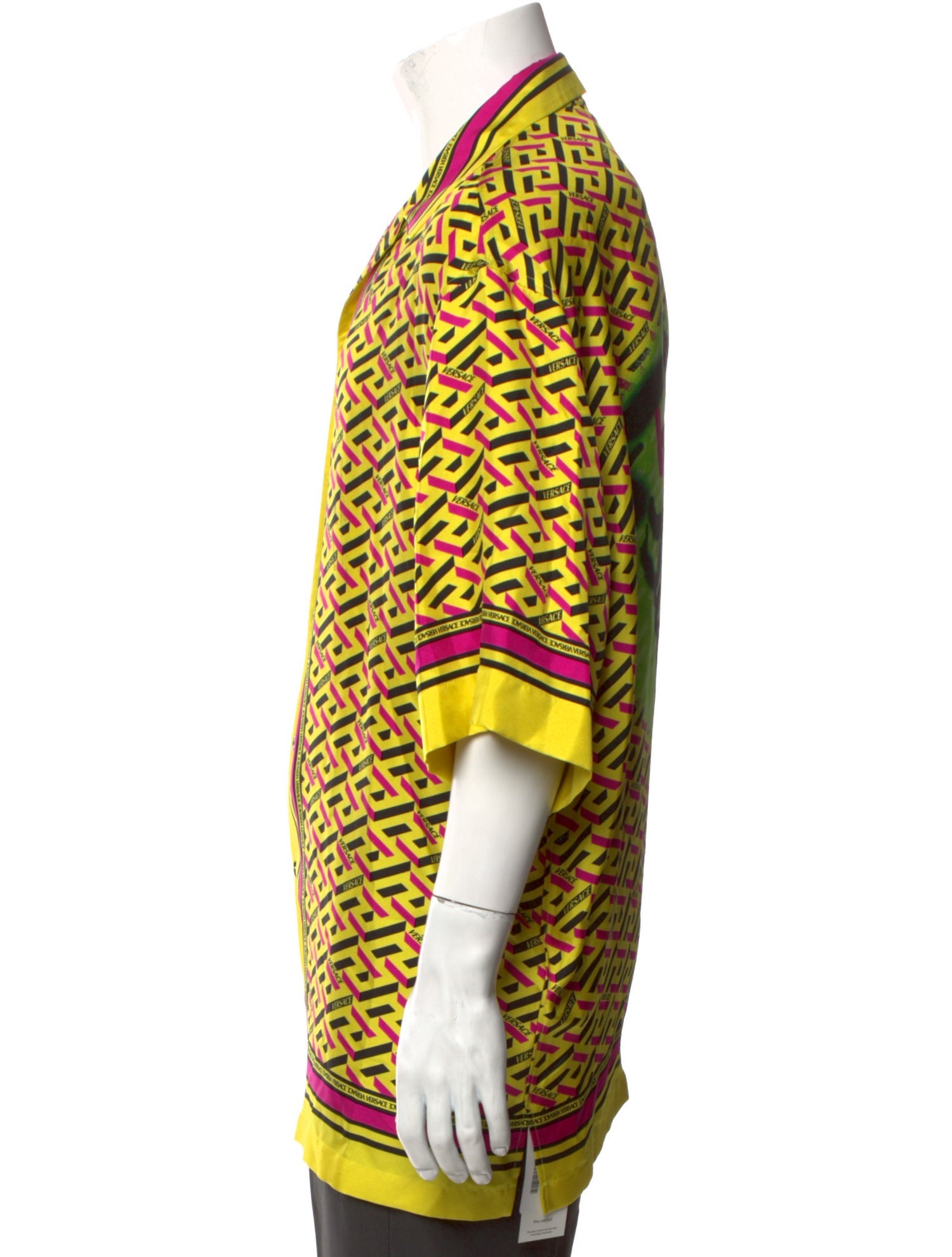 Versace Silk Striped Shirt