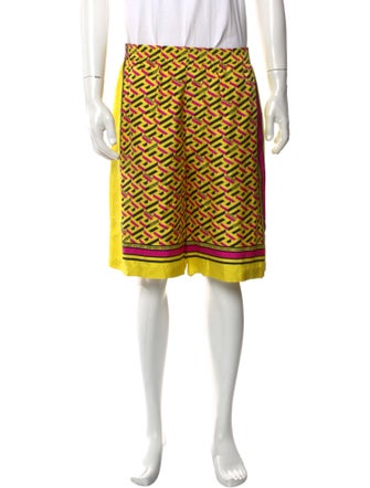 Versace Silk Jogger Shorts