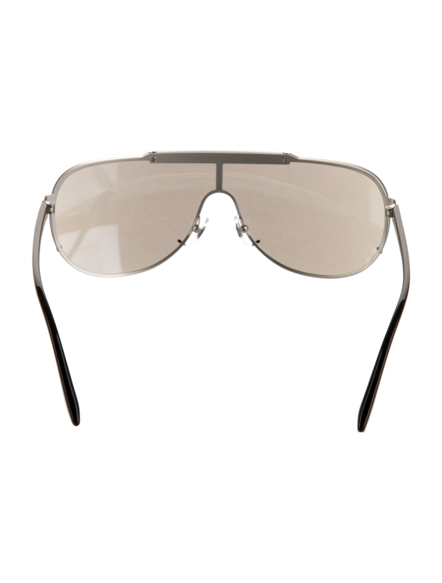 Versace Shield Mirrored Sunglasses