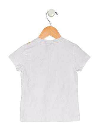 Versace Toddler Girls' Graphic Short Sleeve Shirt