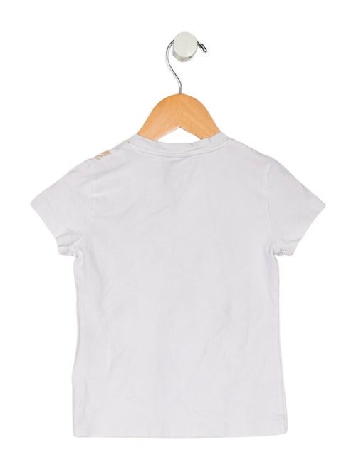 Versace Toddler Girls' Graphic Short Sleeve Shirt