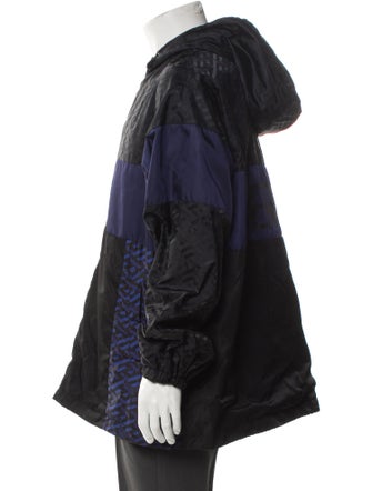 Versace Colorblock Pattern Windbreaker