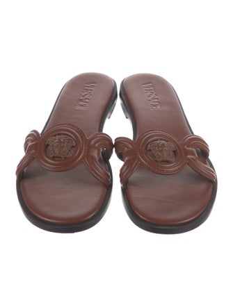 Versace Leather Slides