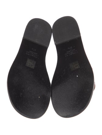 Versace Leather Slides
