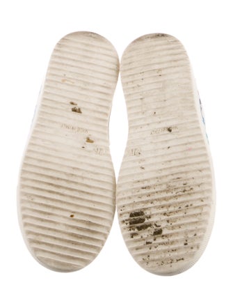 Versace Girls' Leather Low Top Sneakers