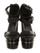 Versace Medusa Insignia Leather Gladiator Sandals