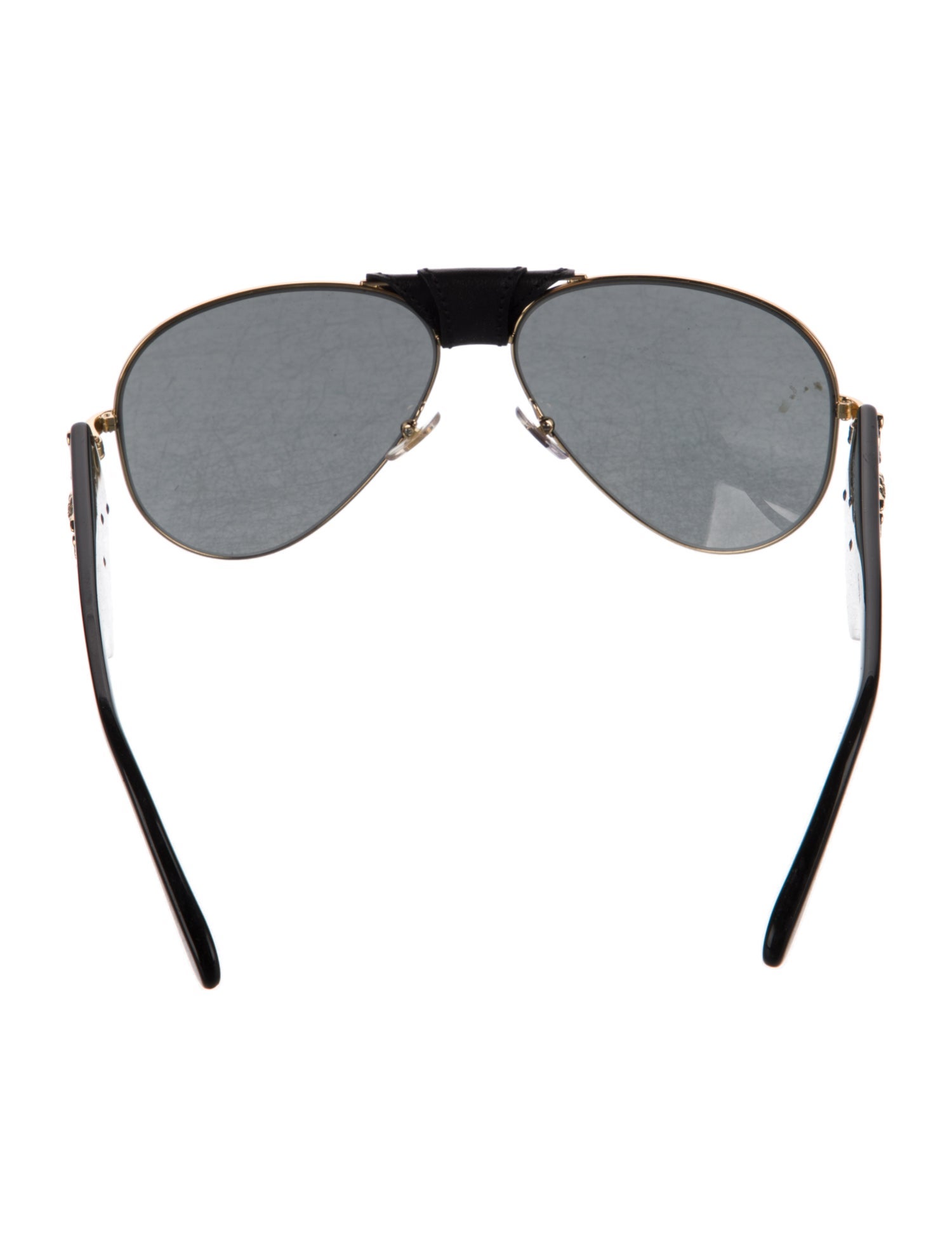 Versace Aviator Tinted Sunglasses