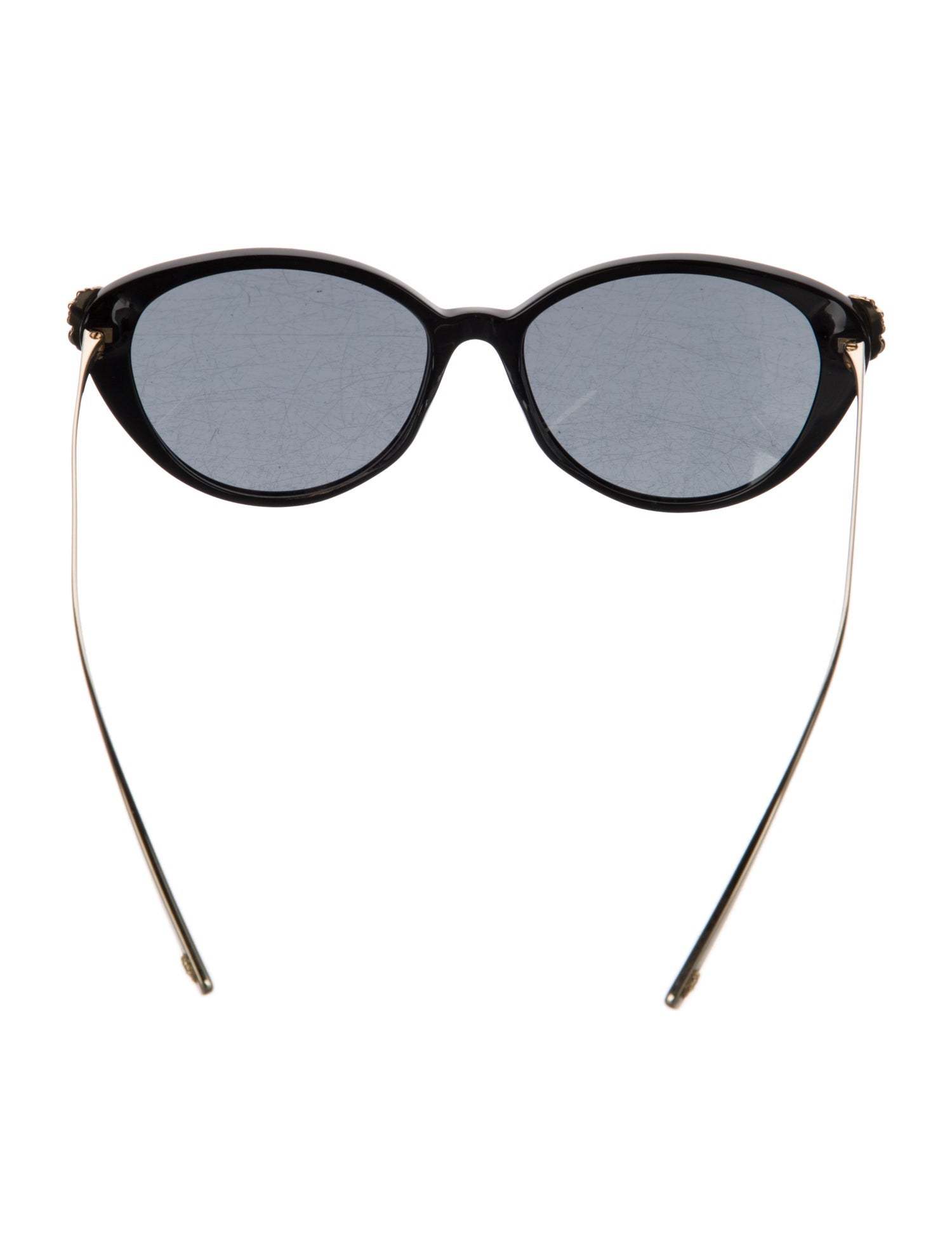 Versace Cat-Eye Tinted Sunglasses