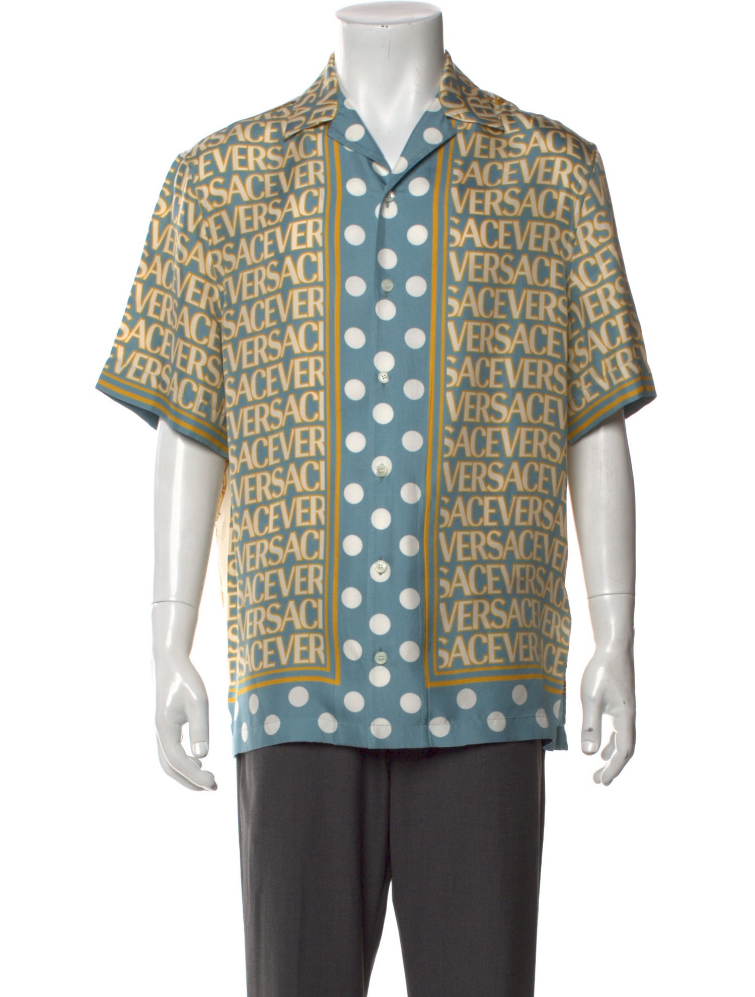 Versace Silk Printed Shirt