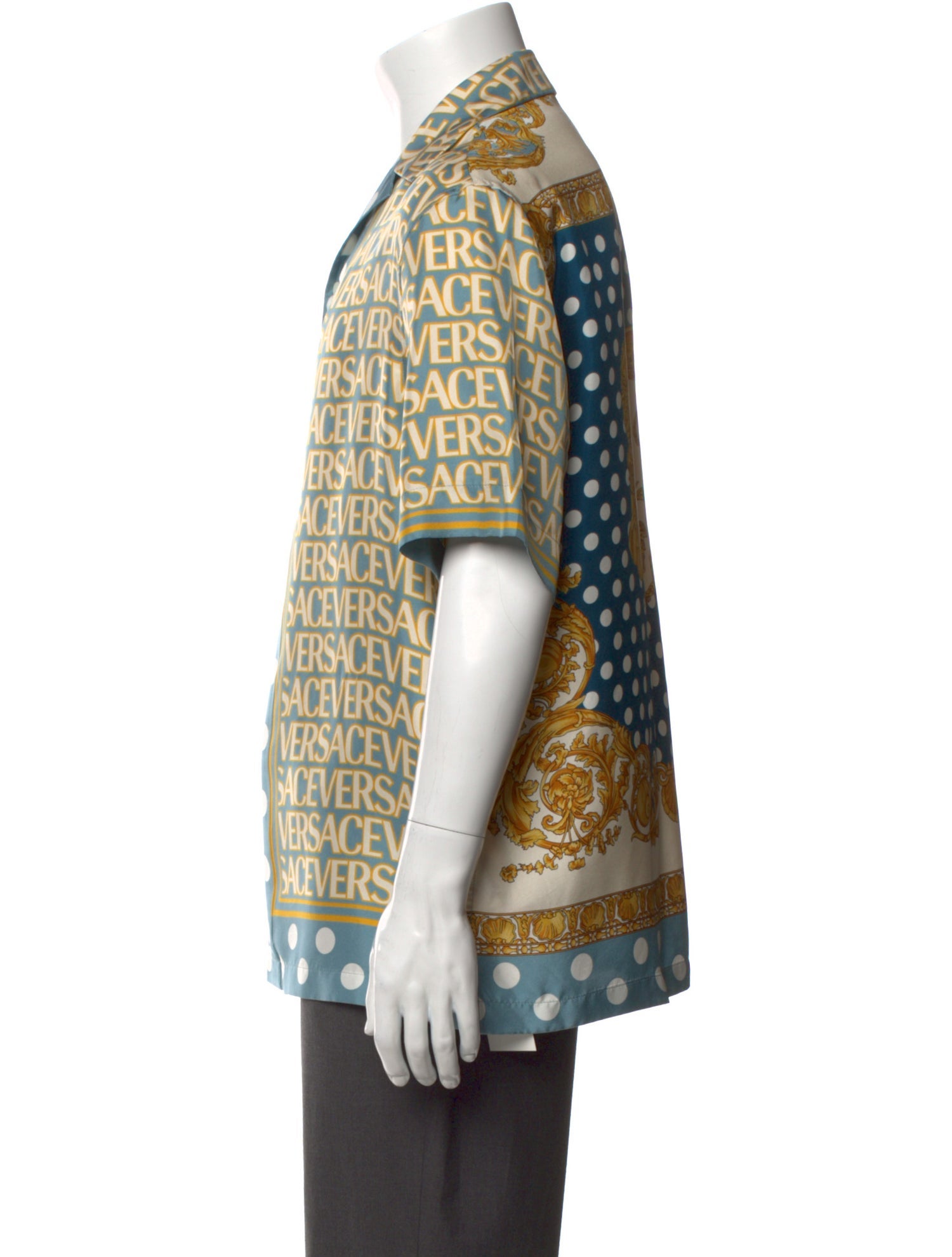 Versace Silk Printed Shirt