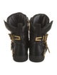 Versace Leather Combat Boots