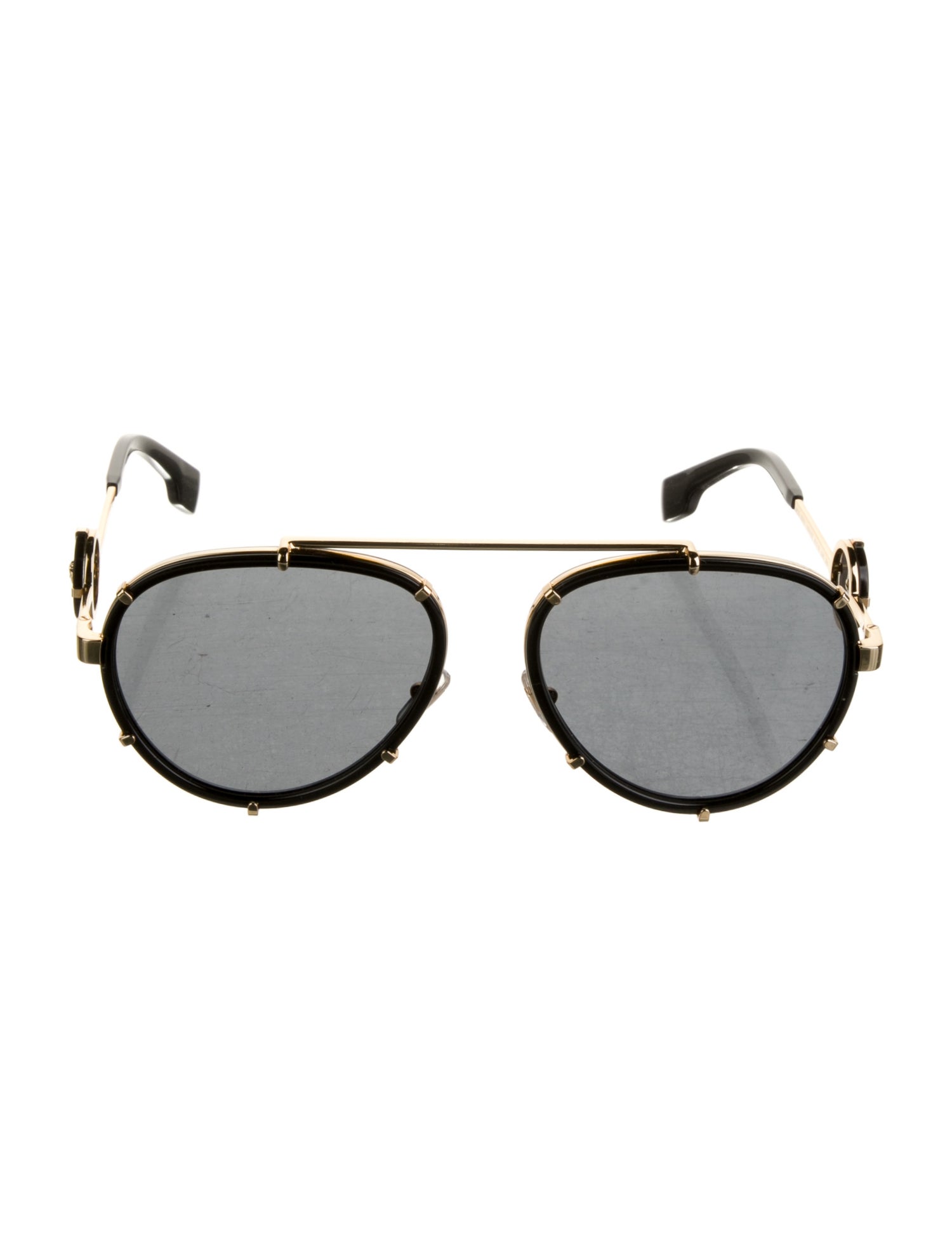 Versace Aviator Tinted Sunglasses