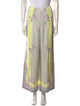 Versace Silk Wide Leg Pants
