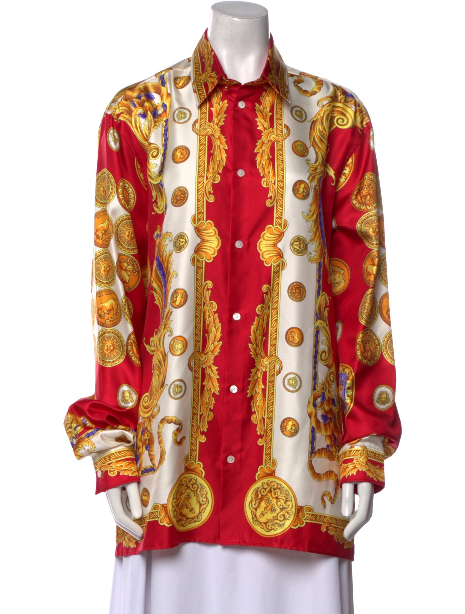 Versace Silk Printed Tunic