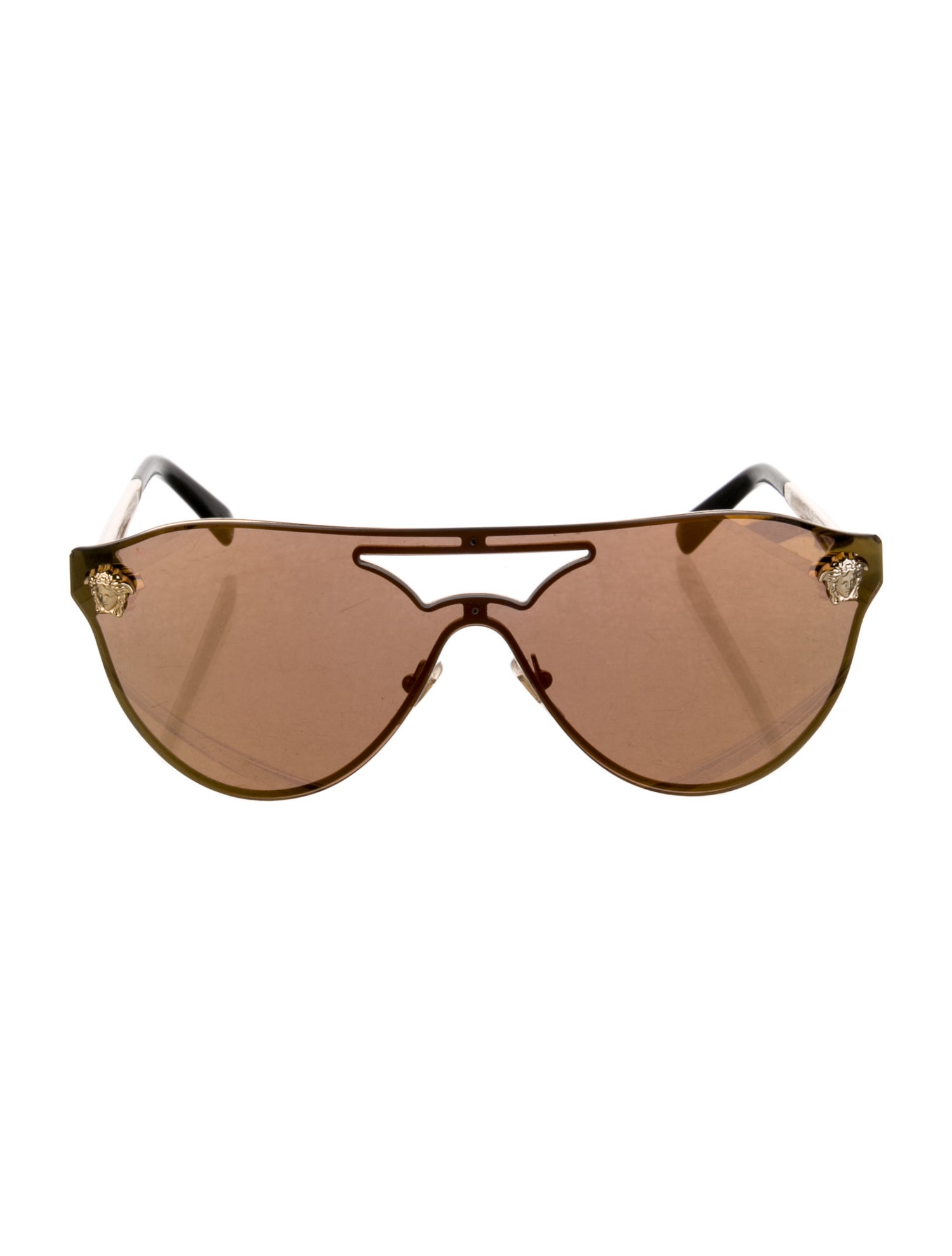 Versace Medusa Insignia Shield Sunglasses