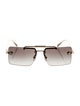 Versace Square Gradient Sunglasses