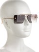 Versace Square Gradient Sunglasses
