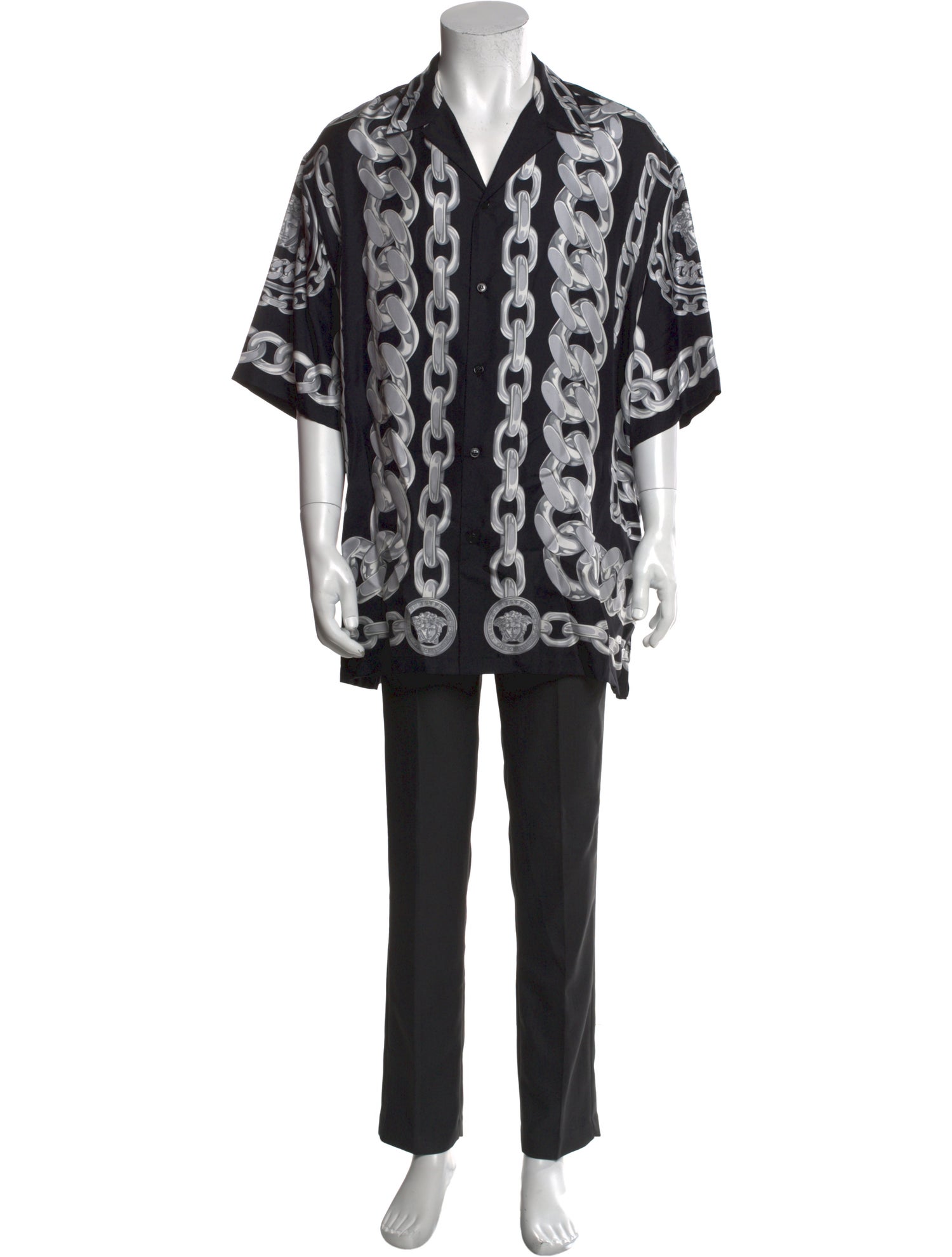 Versace Silk Printed Shirt w/ Tags