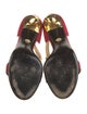 Versace Medusa Insignia Suede Sandals