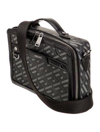 Versace Leather Top Handle Bag