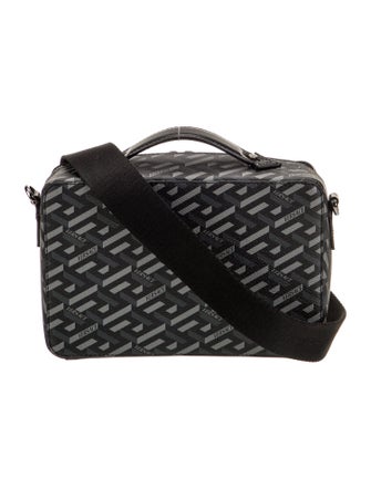 Versace Leather Top Handle Bag