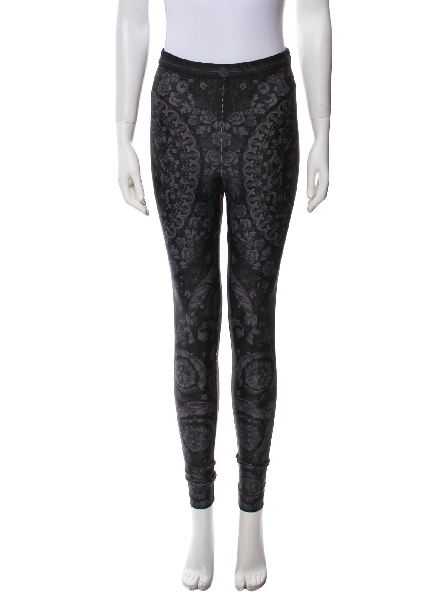 Versace Nylon Skinny Leg Pants