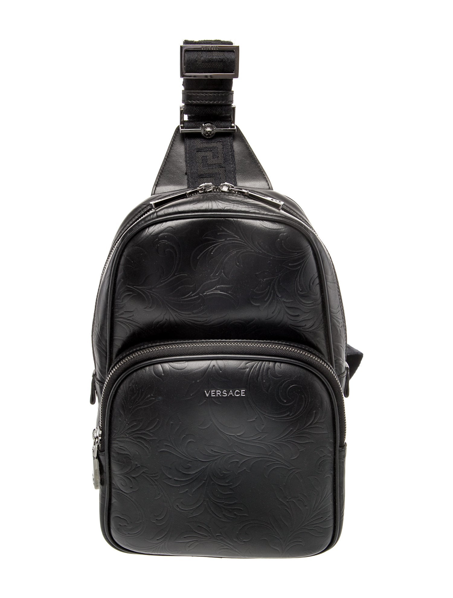 Versace Leather Backpack