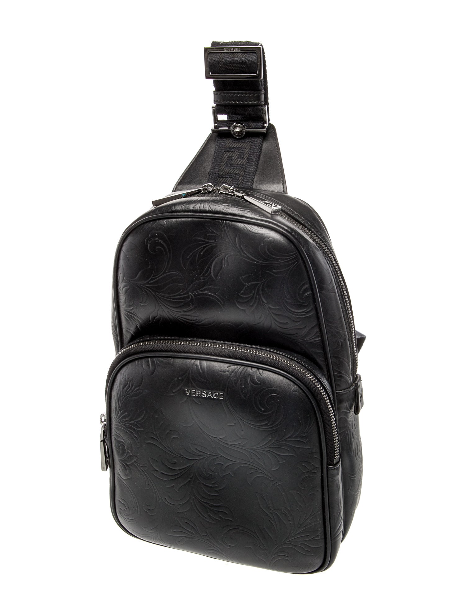 Versace Leather Backpack